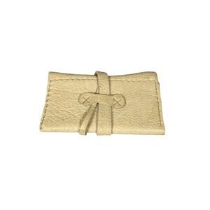 Handmade Leather wallet Wrap Around Closure